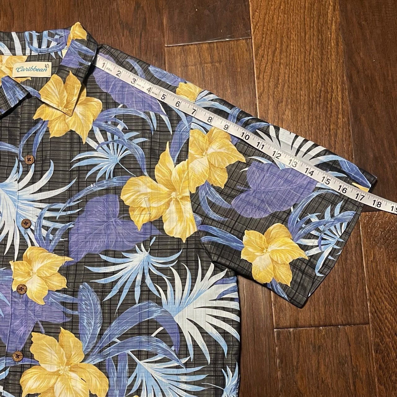 Caribbean Vintage Caribbean Hawaiian Button Down Shirt Size US L / EU 52-54 / 3 - 7 Thumbnail