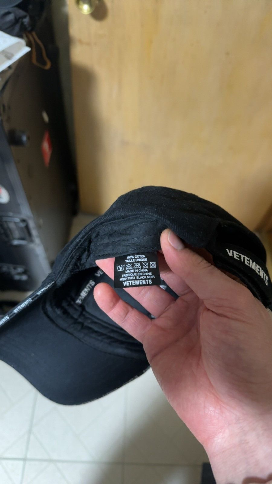 Vetements Vetements black cap Size ONE SIZE - 6 Thumbnail