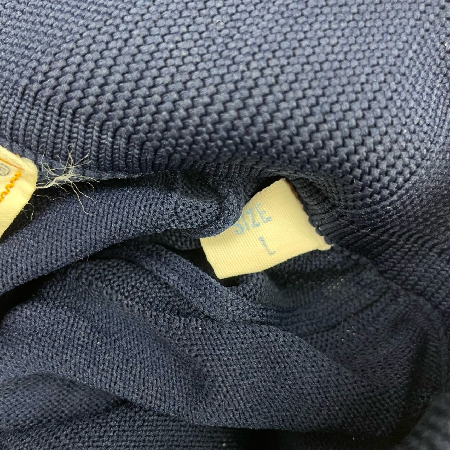 Vintage VINTAGE Medalist Ban-Lon Knit Polo Shirt/Sweater Navy Blue Large Mens Short Sleeve Pullover 60's Size US L / EU 52-54 / 3 - 4 Thumbnail