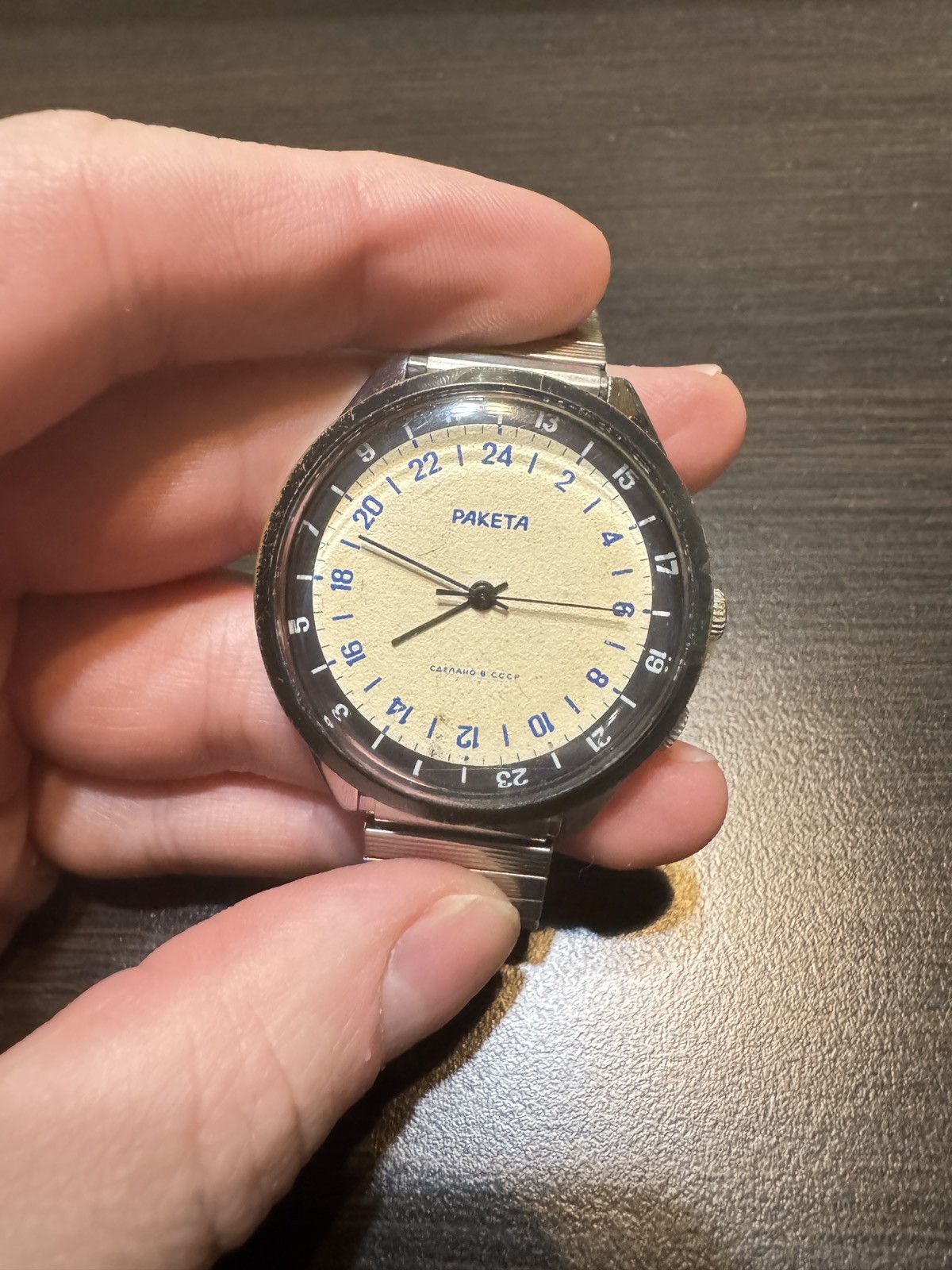 Vintage Raketa Polar Expedition to Antartica Soviet Vintage Watch Size 30 - 7 Thumbnail