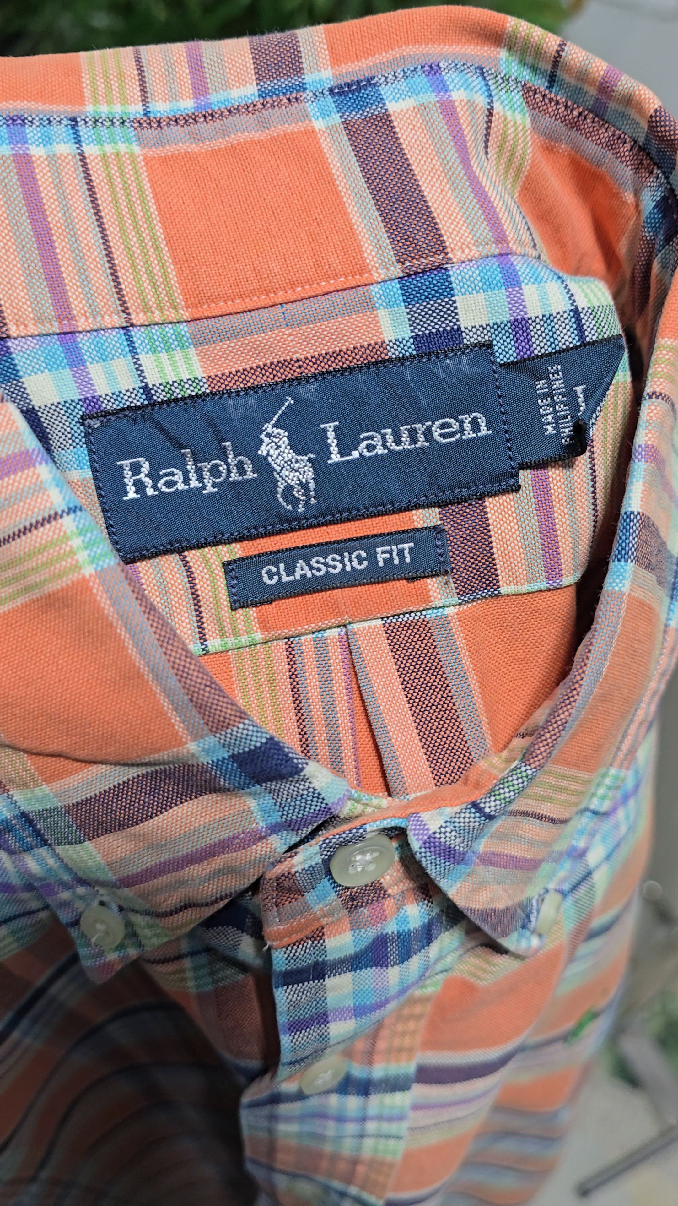 Polo Ralph Lauren Vintage Polo Ralph Lauren men's short-sleeve button-down Size US L / EU 52-54 / 3 - 11 Thumbnail