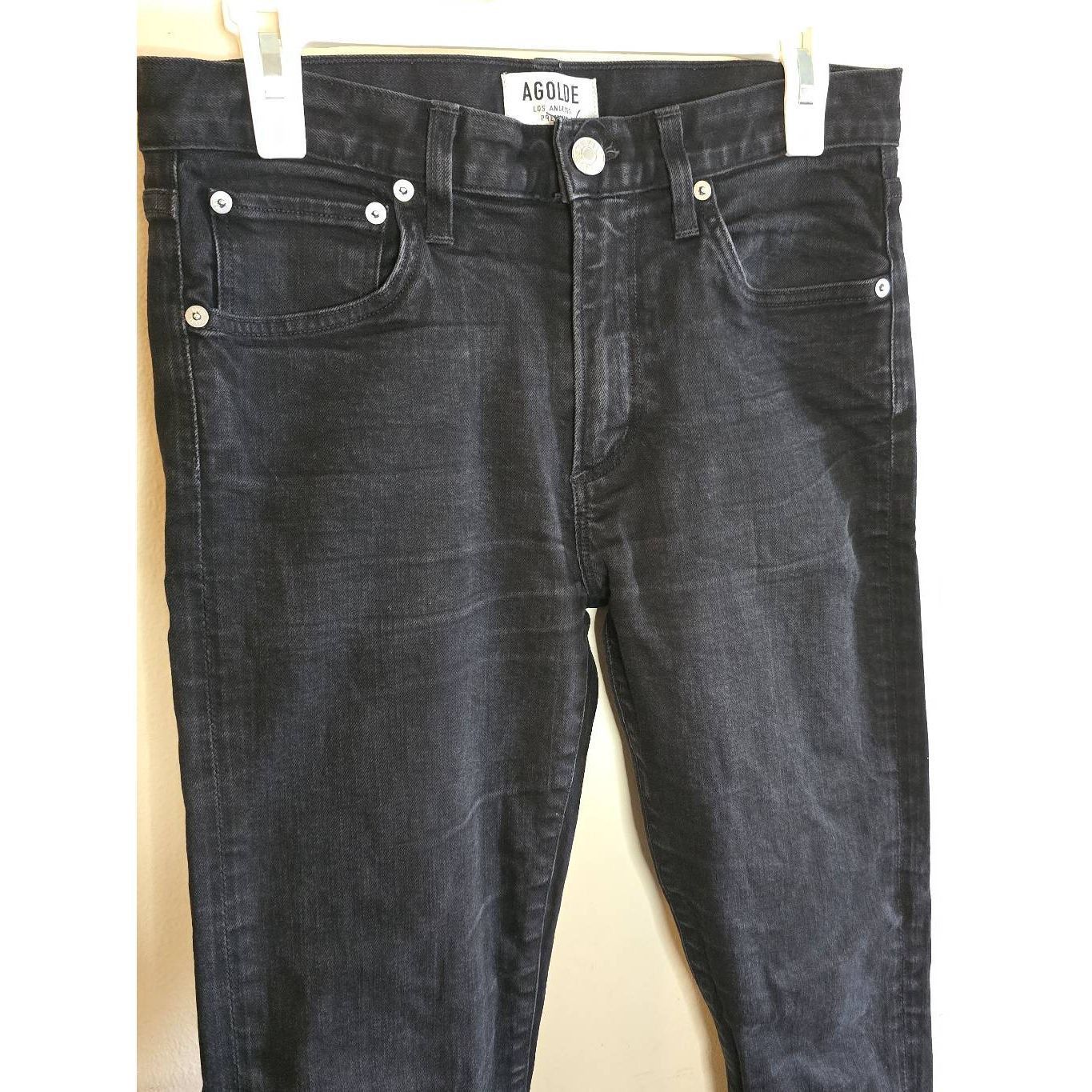Agolde AGOLDE Feel Good Jeans Women’s Size 30 High Rise Black Organ Size 30" / US 8 / IT 44 - 5 Thumbnail