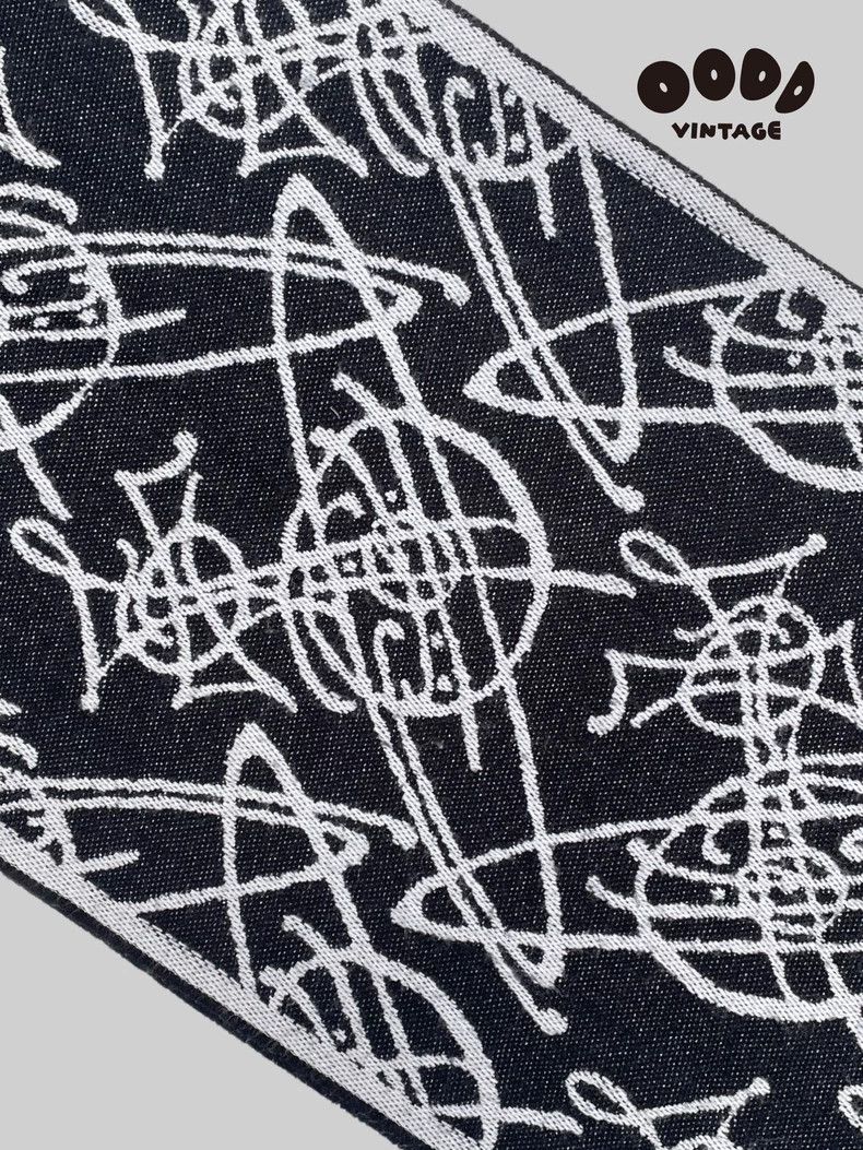 Vivienne Westwood Vivienne Westwood A Saturn scarf with black and white doub Size ONE SIZE - 7 Thumbnail