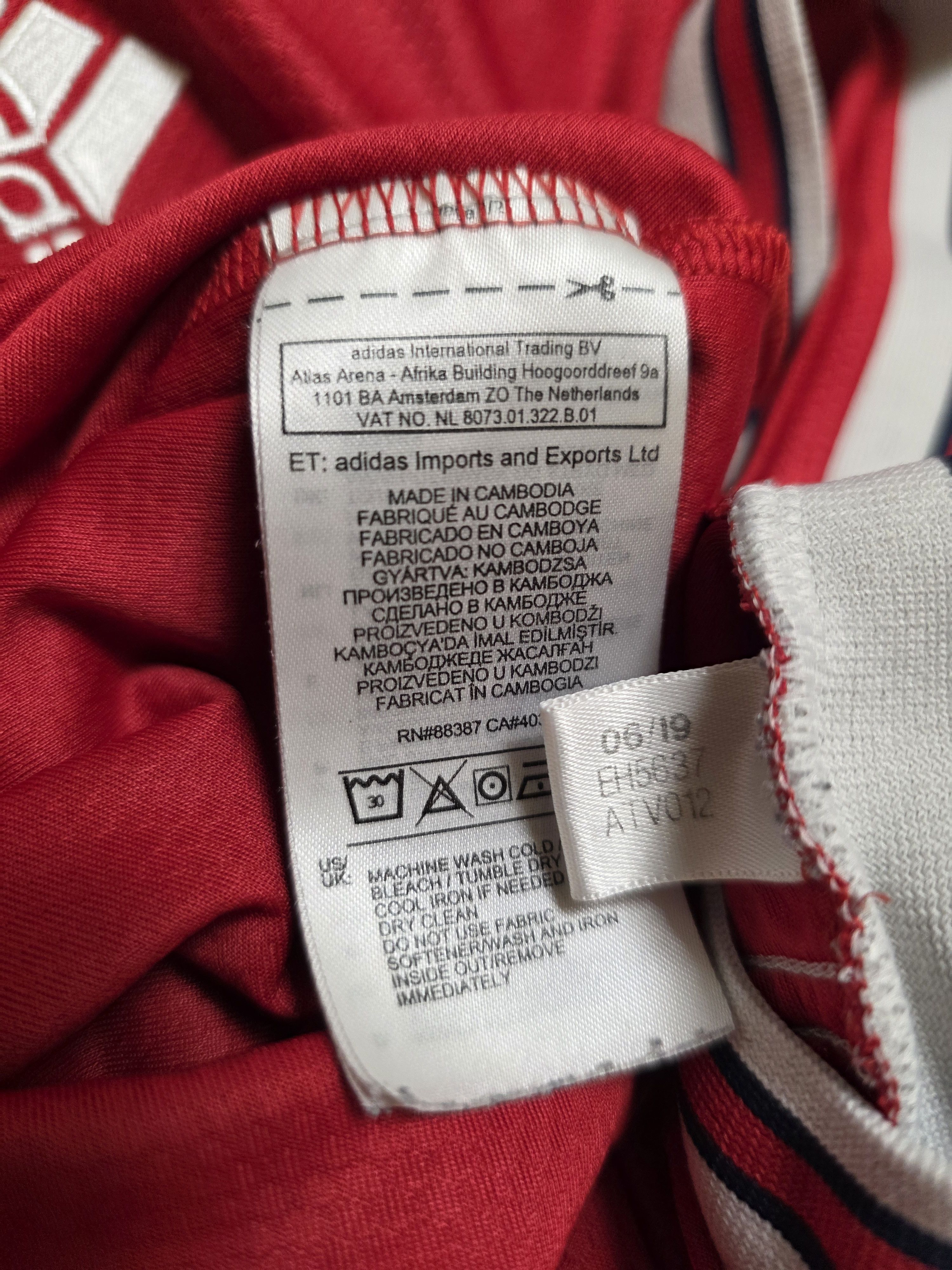 Adidas ARSENAL LONDON 2019 2020 HOME FOOTBALL SHIRT SOCCER JERSEY Size US XL / EU 56 / 4 - 7 Thumbnail