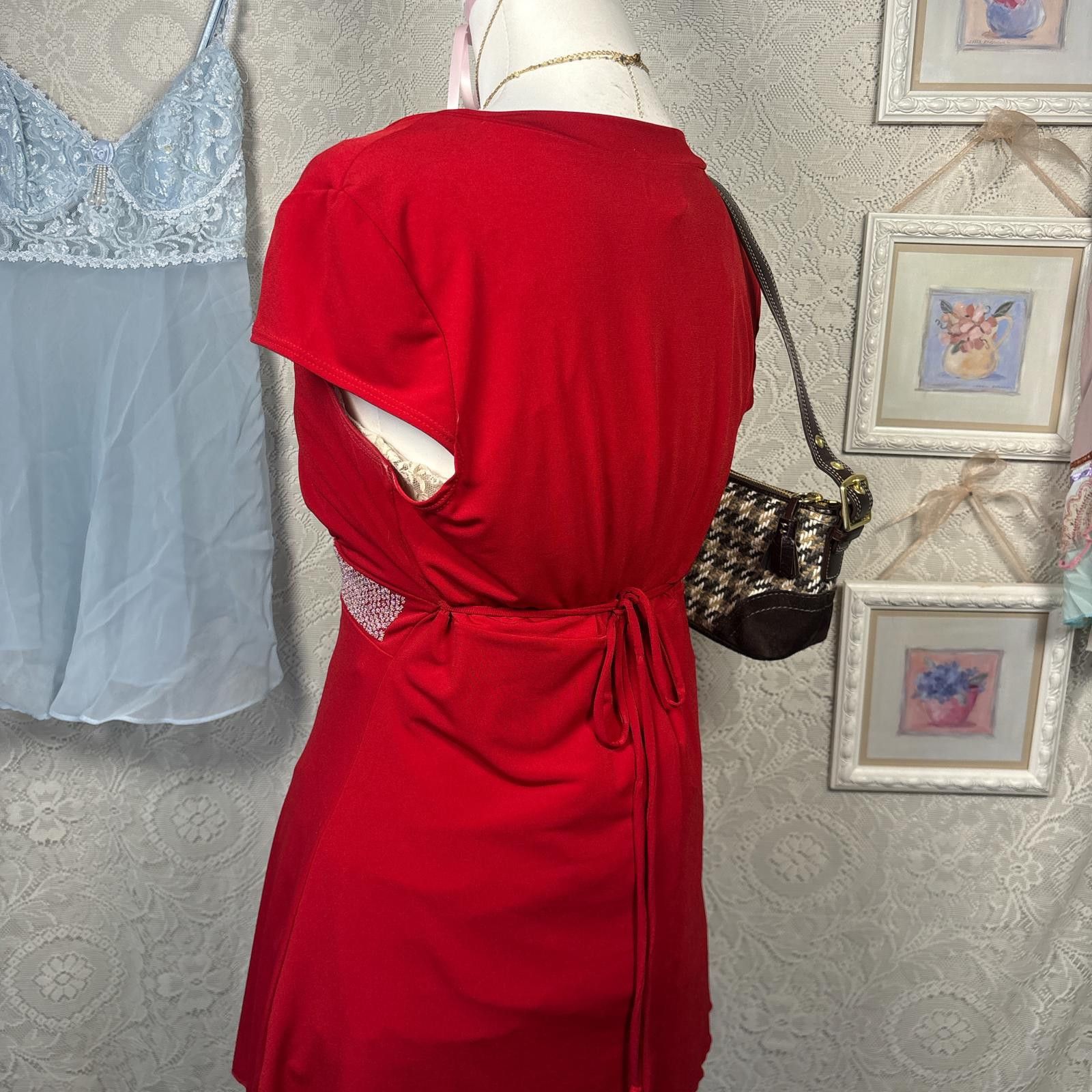 Other y2k office siren tie back blouse Size L / US 10 / IT 46 - 4 Thumbnail