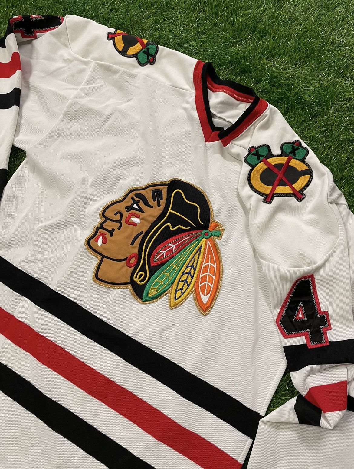 NHL × Vintage Vintage NHL Chicago Blackhawks Jersey Size Large Size US L / EU 52-54 / 3 - 3 Thumbnail