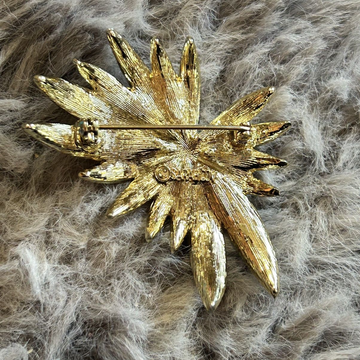 Vintage Vintage Sarah Coventry gold tone starburst brooch pin Size ONE SIZE - 2 Thumbnail
