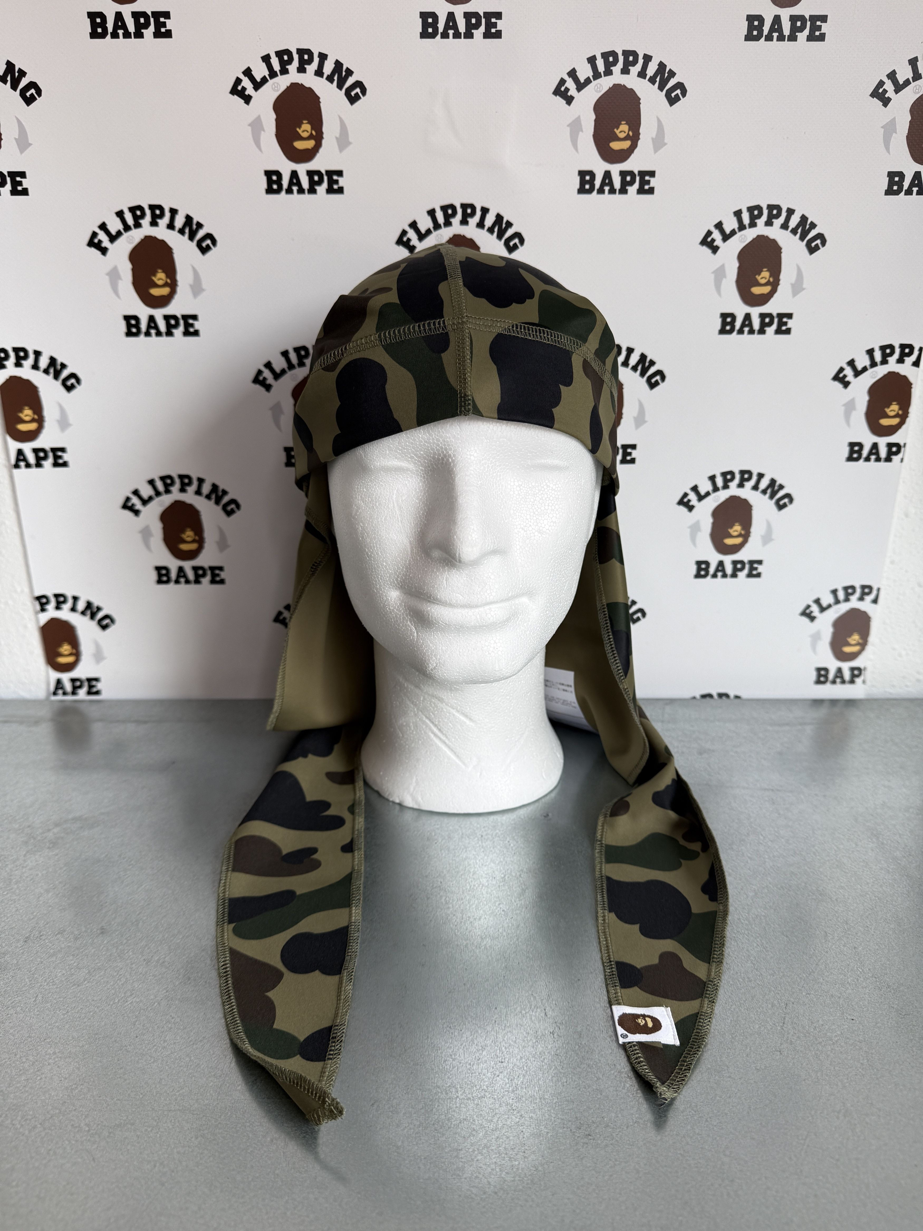 Bape BAPE 1ST CAMO DU-RAG Size ONE SIZE - 5 Thumbnail