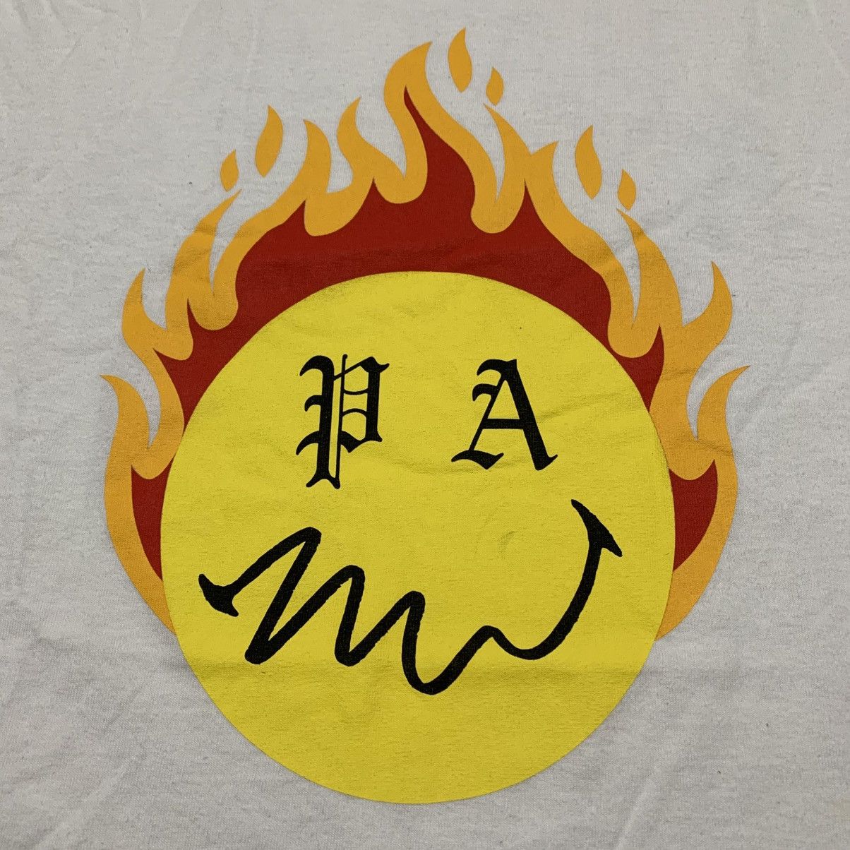 Palm Angels Palm Angels XS Burning Head White Tee 2021 Size US XS / EU 42 / 0 - 3 Thumbnail