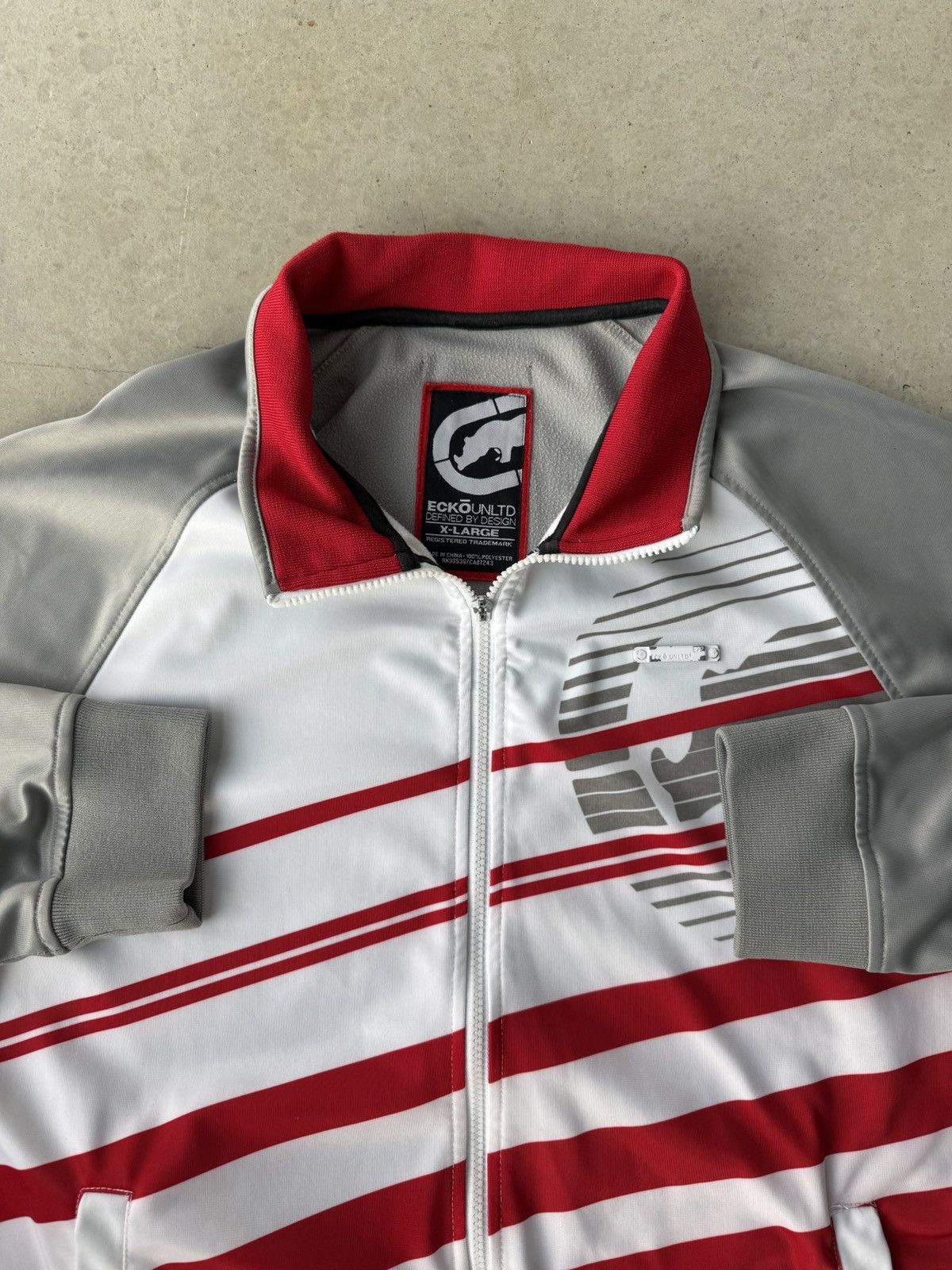 Ecko Unltd. Vintage Y2K Ecko Unltd. Zip Up Track Jacket Size US XL / EU 56 / 4 - 2 Thumbnail
