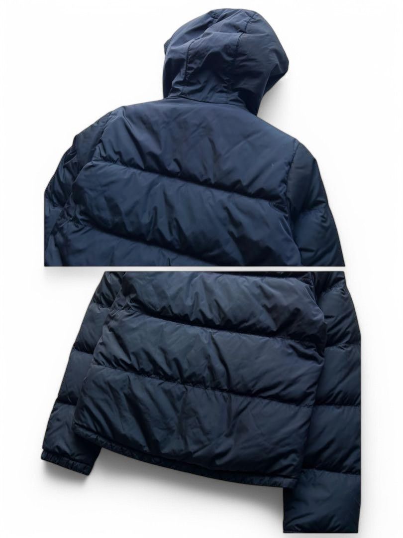 Prada Sport - L Vintage Nylon Jacket Puffer Navy Logo