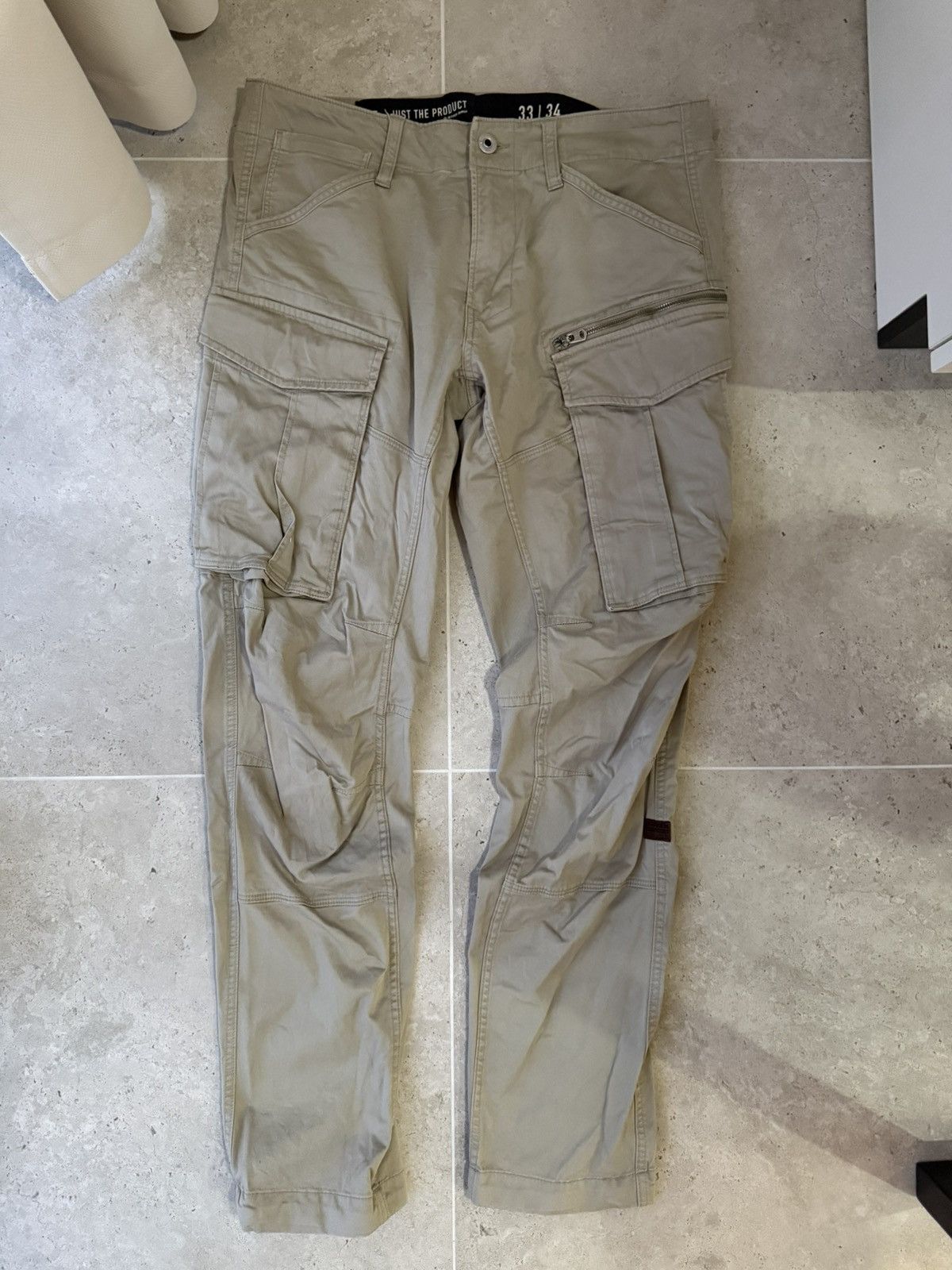 G-Star G Star Rovic Multi Pocket Avant Garde Cargo Pants Size US 33 - 1 Thumbnail