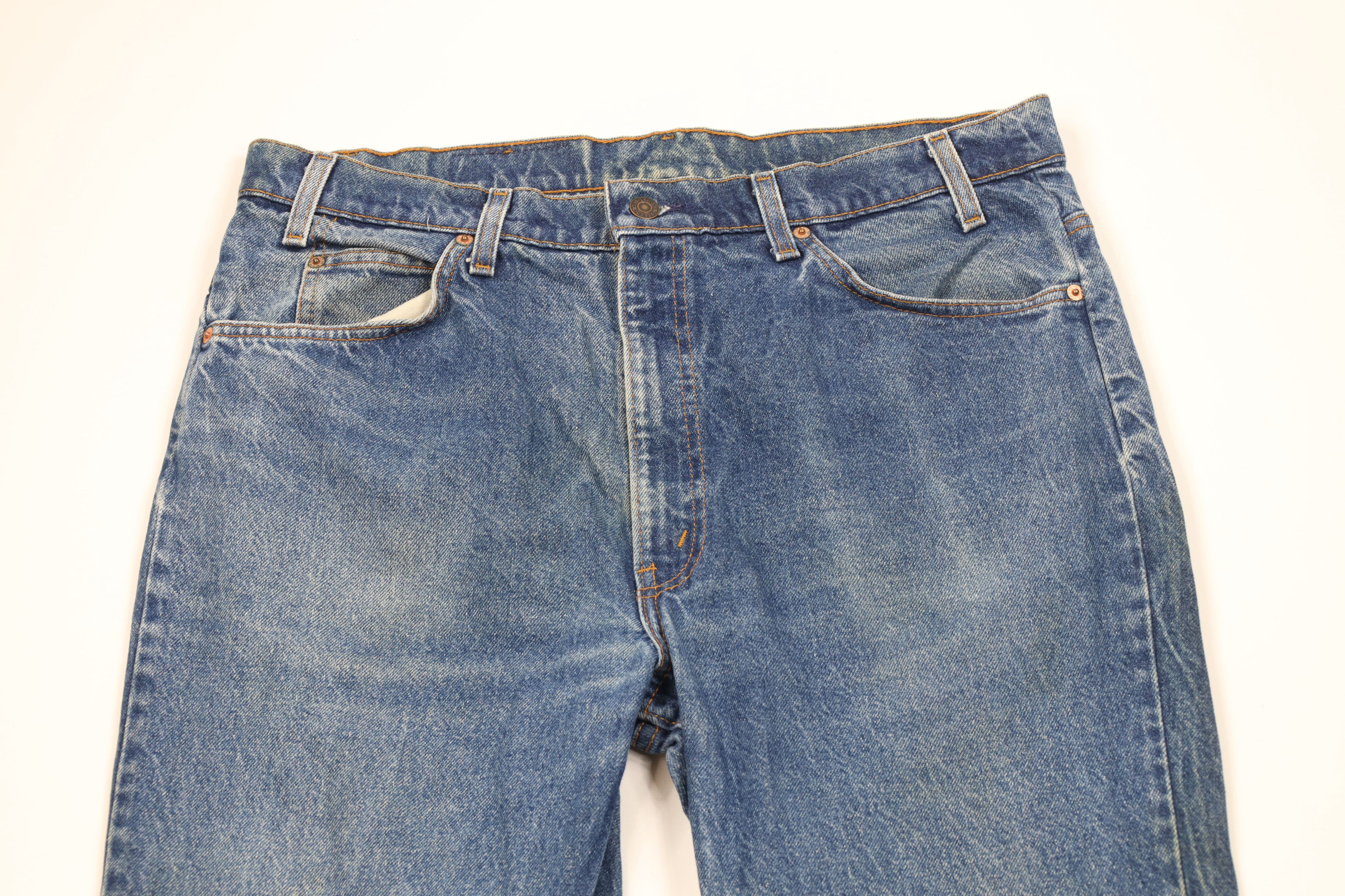 Levi's Vintage 80s Levis 517 Orange Tab Western Bootcut Jeans USA Size US 38 / EU 54 - 2 Thumbnail