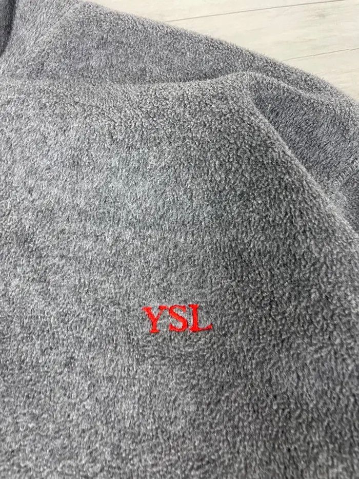 Yves Saint Laurent Vintage Yves Saint Laurent Logo YSL Fleece Jacket 90s Size US L / EU 52-54 / 3 - 6 Thumbnail