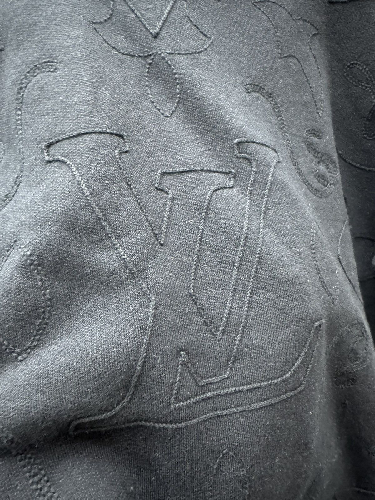 Louis Vuitton Lv Embroidered Cotton Jersey Crewneck Size US M / EU 48-50 / 2 - 3 Thumbnail