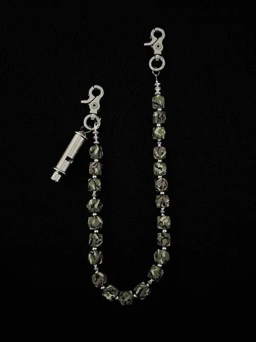 Jewelry Camouflage Bead Wallet Chain,Y2K Pants / Jeans Chain Size ONE SIZE - 4 Thumbnail