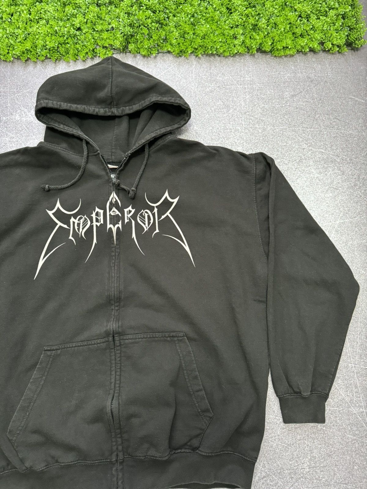 Band Tees × Vintage Vintage Emperor Hoodie zip hoodie In the Nightside Eclipse Size US XXL / EU 58 / 5 - 9 Thumbnail