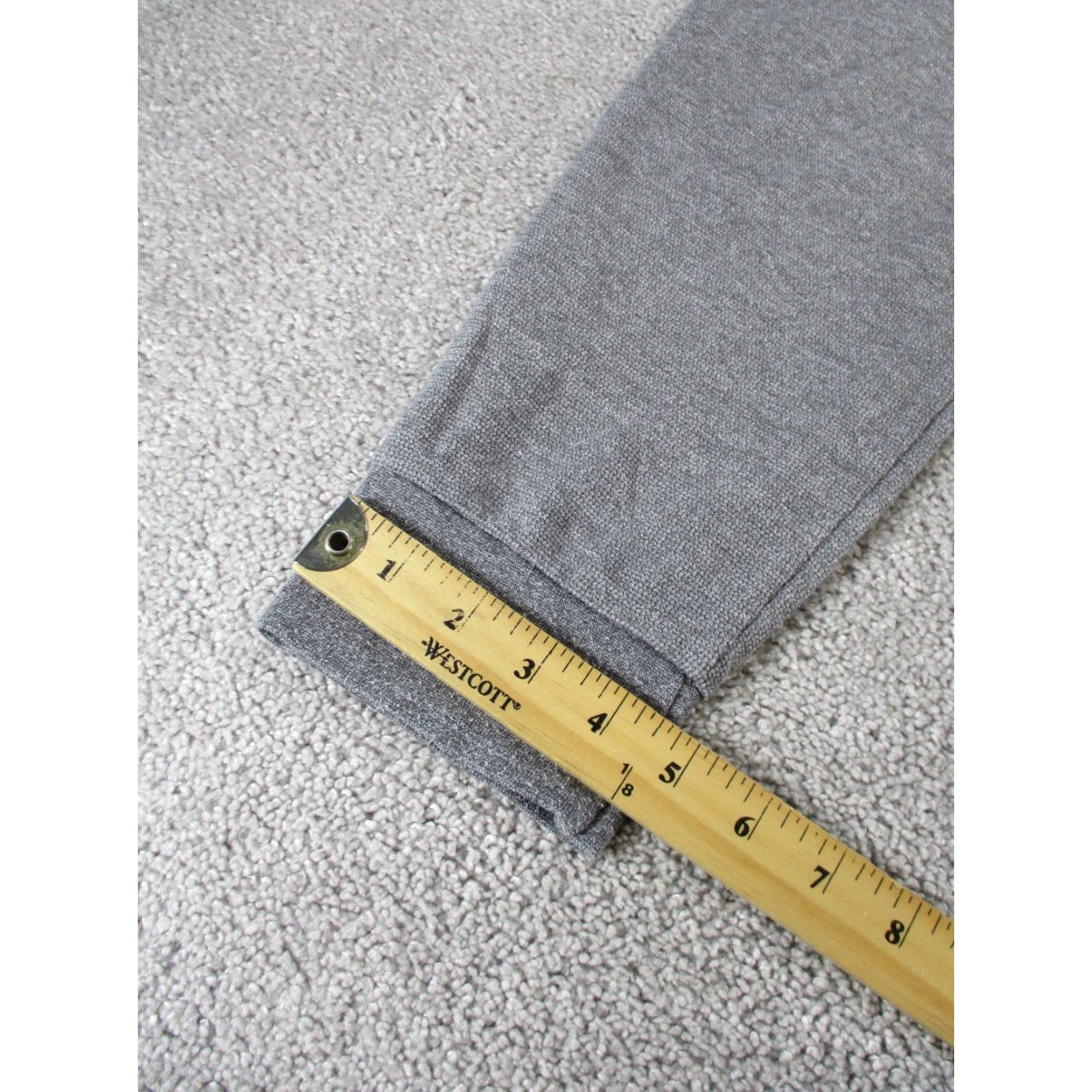 Zara Zara Joggers Womens Medium Gray Woven Drawstring Pants Knit Tapered Front Flat Closure Drawstring Womens M Gray Jogger Size 32" / US 10 / IT 46 - 5 Thumbnail