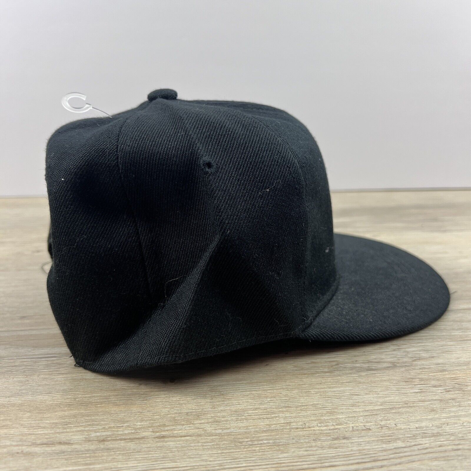 Other Black Snapback Hat Adult Snapback Hat Black Adjustable Hat A Size ONE SIZE - 11 Thumbnail