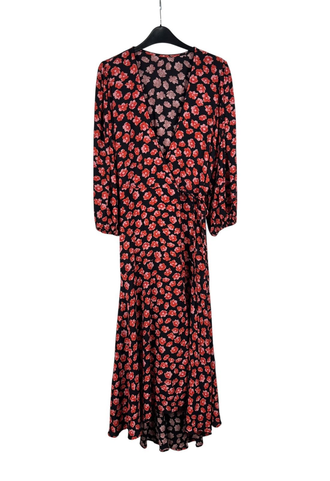 Ganni Ganni Maxi Long Wrap Dress Printed Flowers Viscose size 36 Size XS / US 0-2 / IT 36-38 - 9 Thumbnail