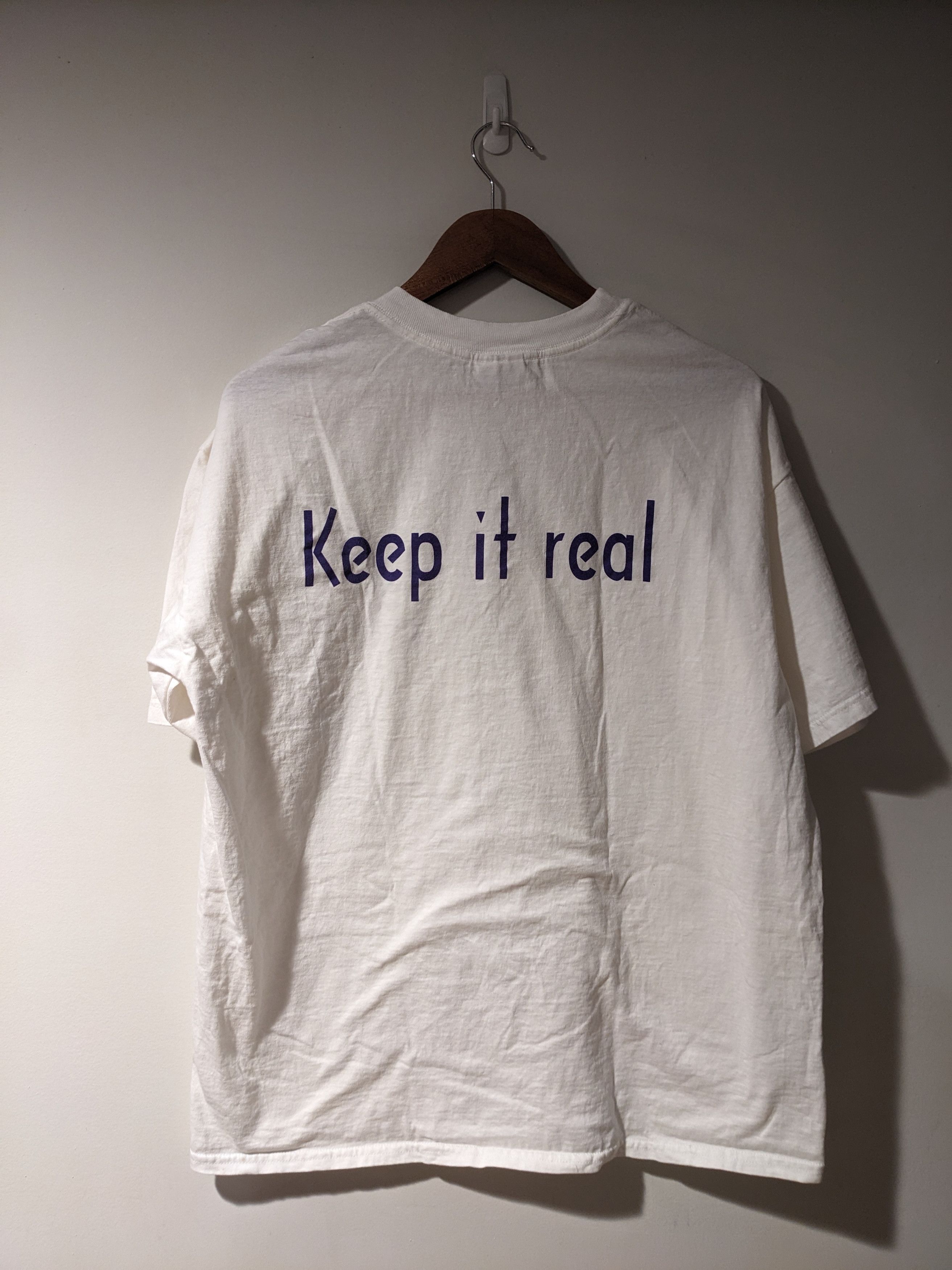 Gildan × Vintage Vintage 90s Resorts Atlantic City Keep it Real XL T-Shirt Size US XL / EU 56 / 4 - 4 Thumbnail
