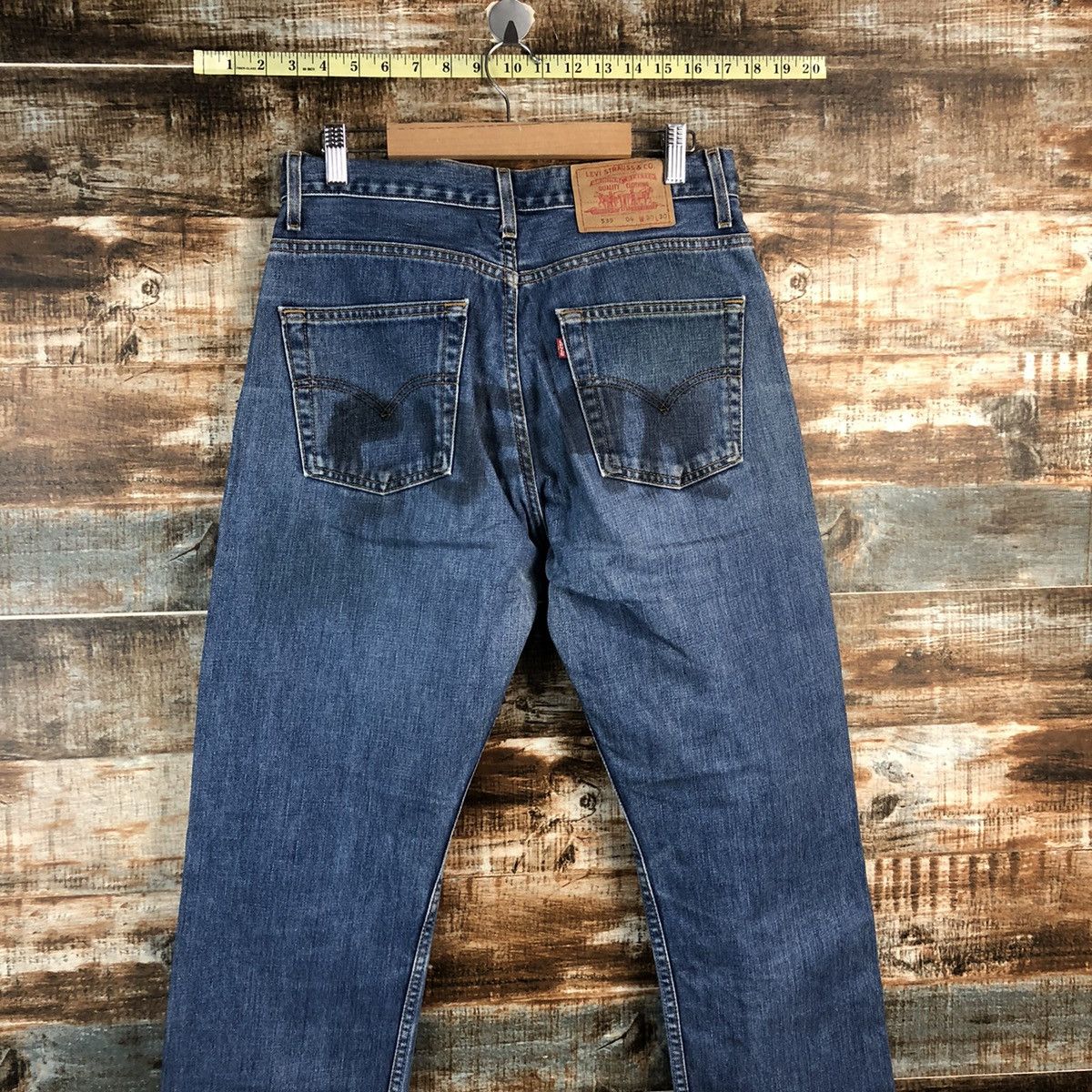 Levi's Levis 535 Blue Denim jeans Pants #A2600 Size US 30 / EU 46 - 13 Thumbnail