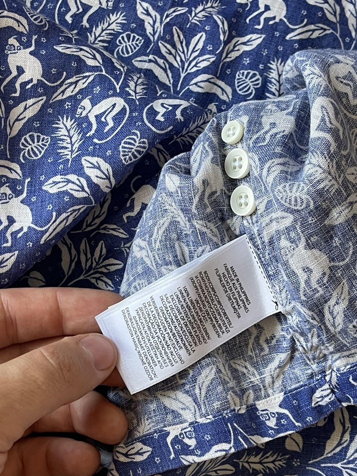 Polo Ralph Lauren Polo Ralph Lauren tropical inspired print linen Hawaii shirt Size US M / EU 48-50 / 2 - 9 Thumbnail