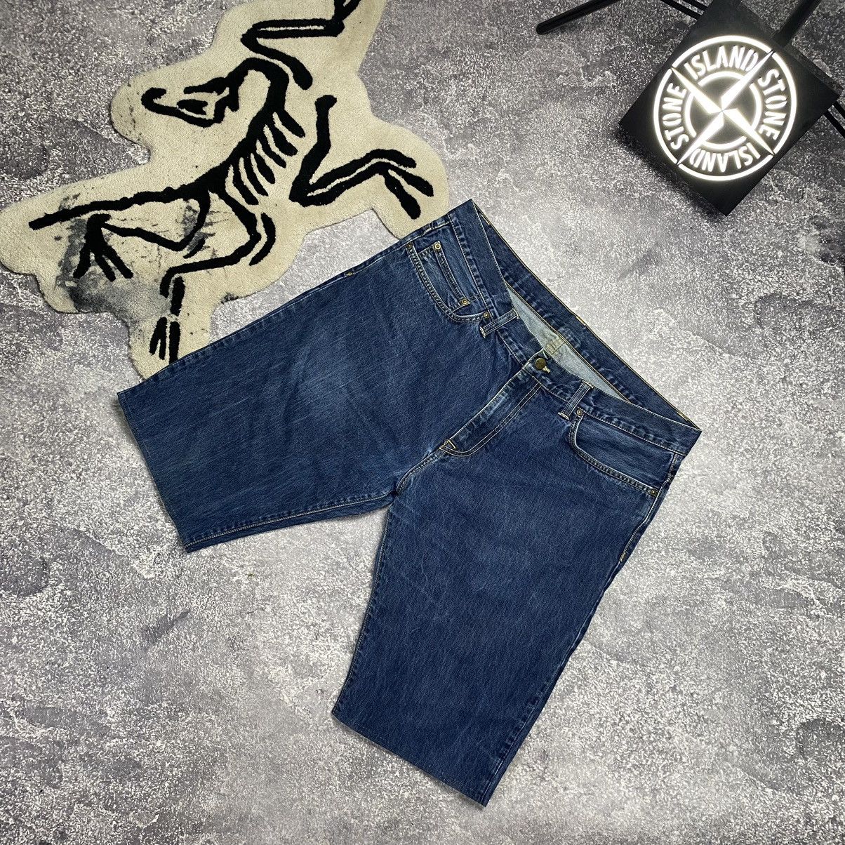 Vintage Vintage Carhartt Wip Patch logo 90’s workwear denim shorts Size US 38 / EU 54 - 8 Thumbnail