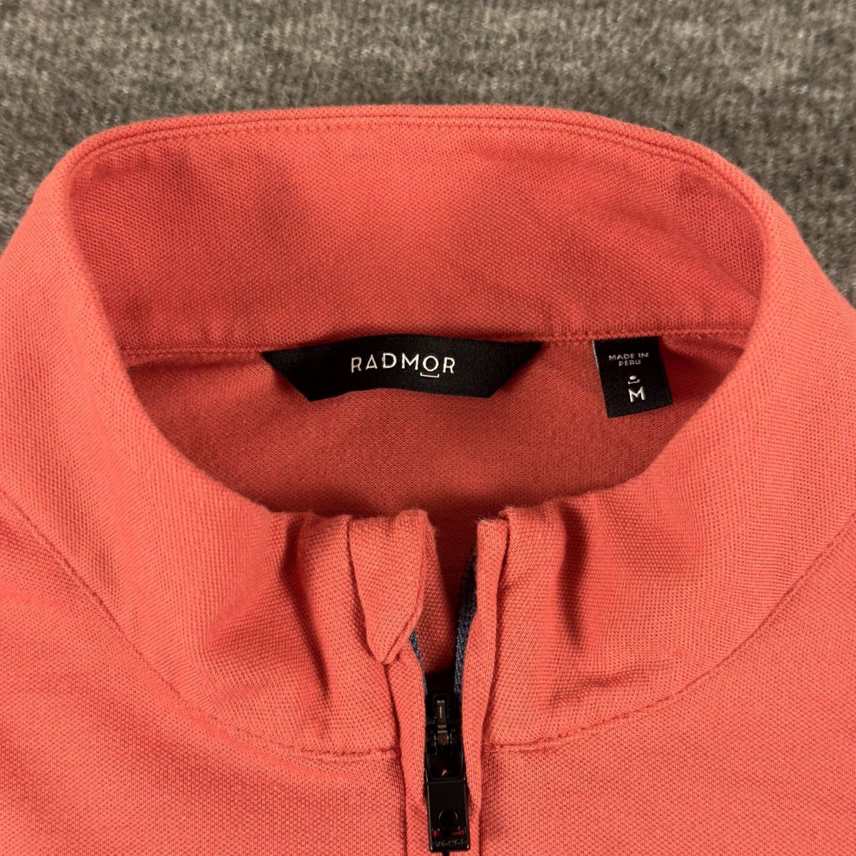 Layer 8 Radmor Pullover Mens Medium Gray Golf Top Layer 1/4 Zip Colorblock Long Sleeve Size US M / EU 48-50 / 2 - 4 Thumbnail