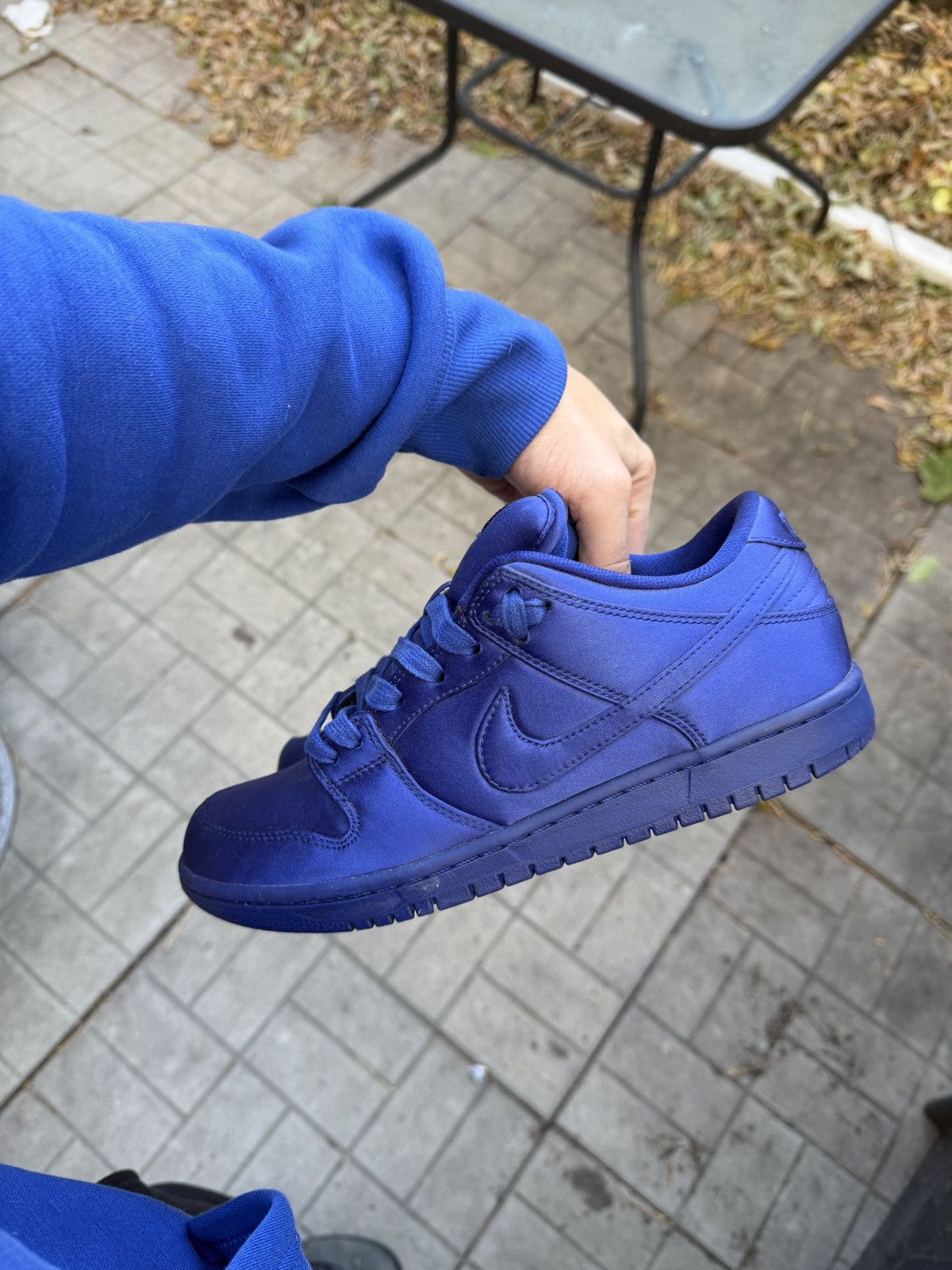 Nike Nike Dunk SB Low NBA Deep Royal Blue Satin Size US 8 / EU 41 - 12 Thumbnail