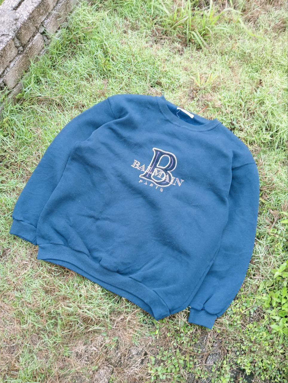 Pierre Balmain VINTAGE PIERRE BALMAIN SPELLOUT SWEATSHIRT - SIZE L Size US L / EU 52-54 / 3 - 2 Thumbnail