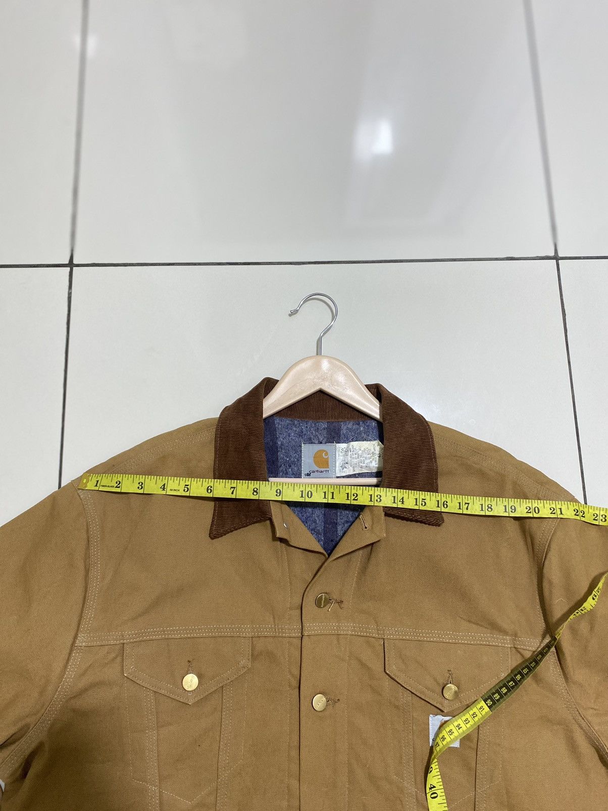 Carhartt Carhatt Trucker Jacket JB0906 Vintage 90’s Brown Size US XL / EU 56 / 4 - 12 Thumbnail