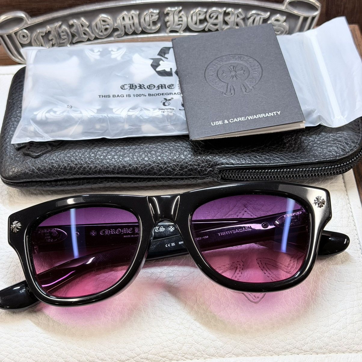 Chrome Hearts Chrome Hearts TRITITSAGAIN ‘Eroticism’ Sunglasses Size ONE SIZE - 13 Thumbnail