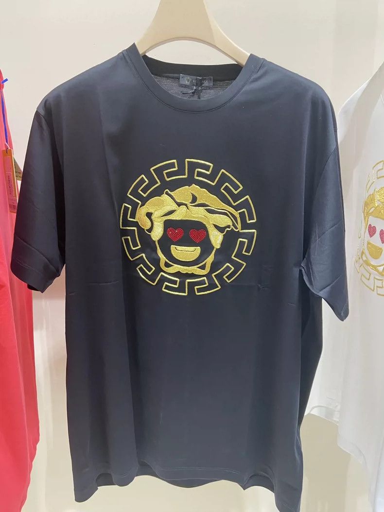 Versace Printed logo short-sleeved T-shirt