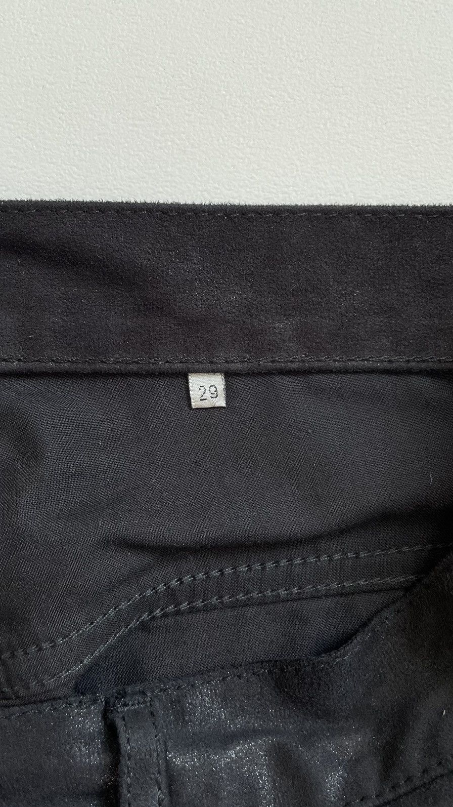 Dior A/W 08 Black Glitter Moleskin Trousers Size US 30 / EU 46 - 6 Thumbnail