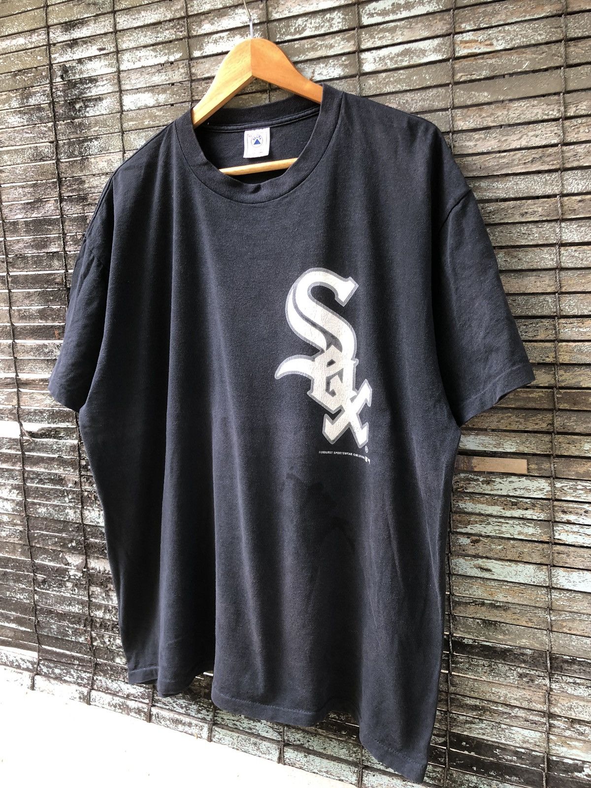 MLB Vintage 90s Sunfaded MLB Chicago White Sox Tshirts Size US XL / EU 56 / 4 - 4 Thumbnail