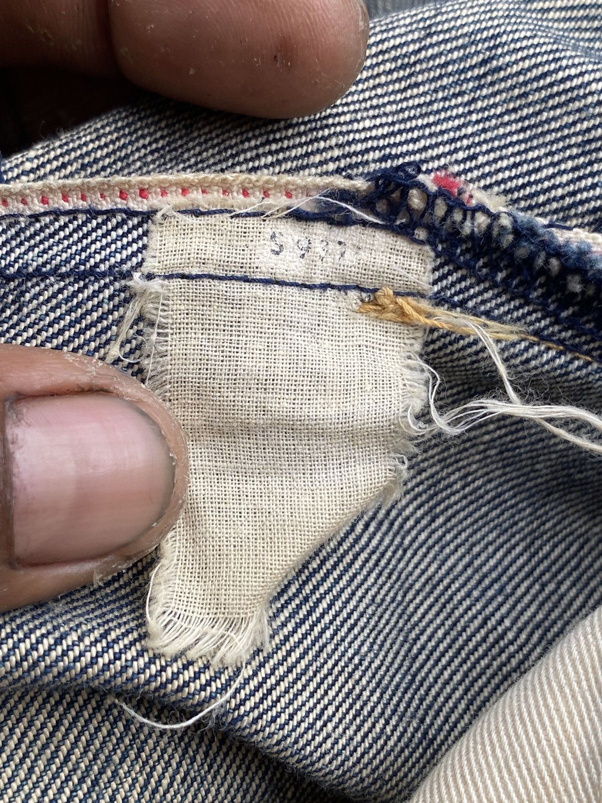 PPFM × Vintage Vintage yellow division selvedge denim Size US 33 - 7 Thumbnail