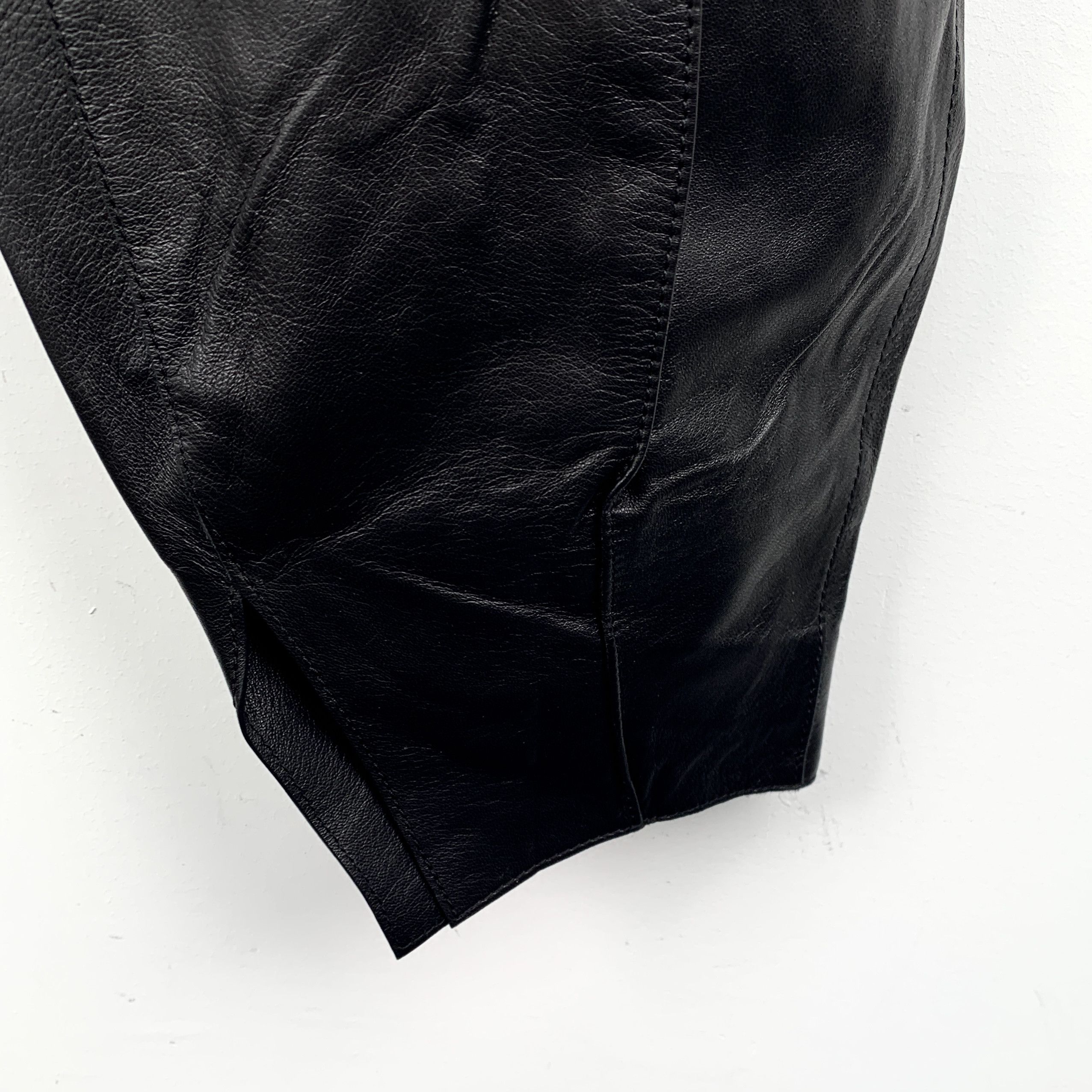 Loewe Loewe Leather Casual Pants Black (38) Size US 38 / EU 54 - 4 Thumbnail