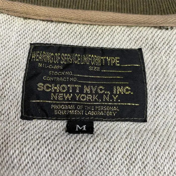 Schott Schott US Air Force Style Zipper Sweater Size US M / EU 48-50 / 2 - 14 Thumbnail