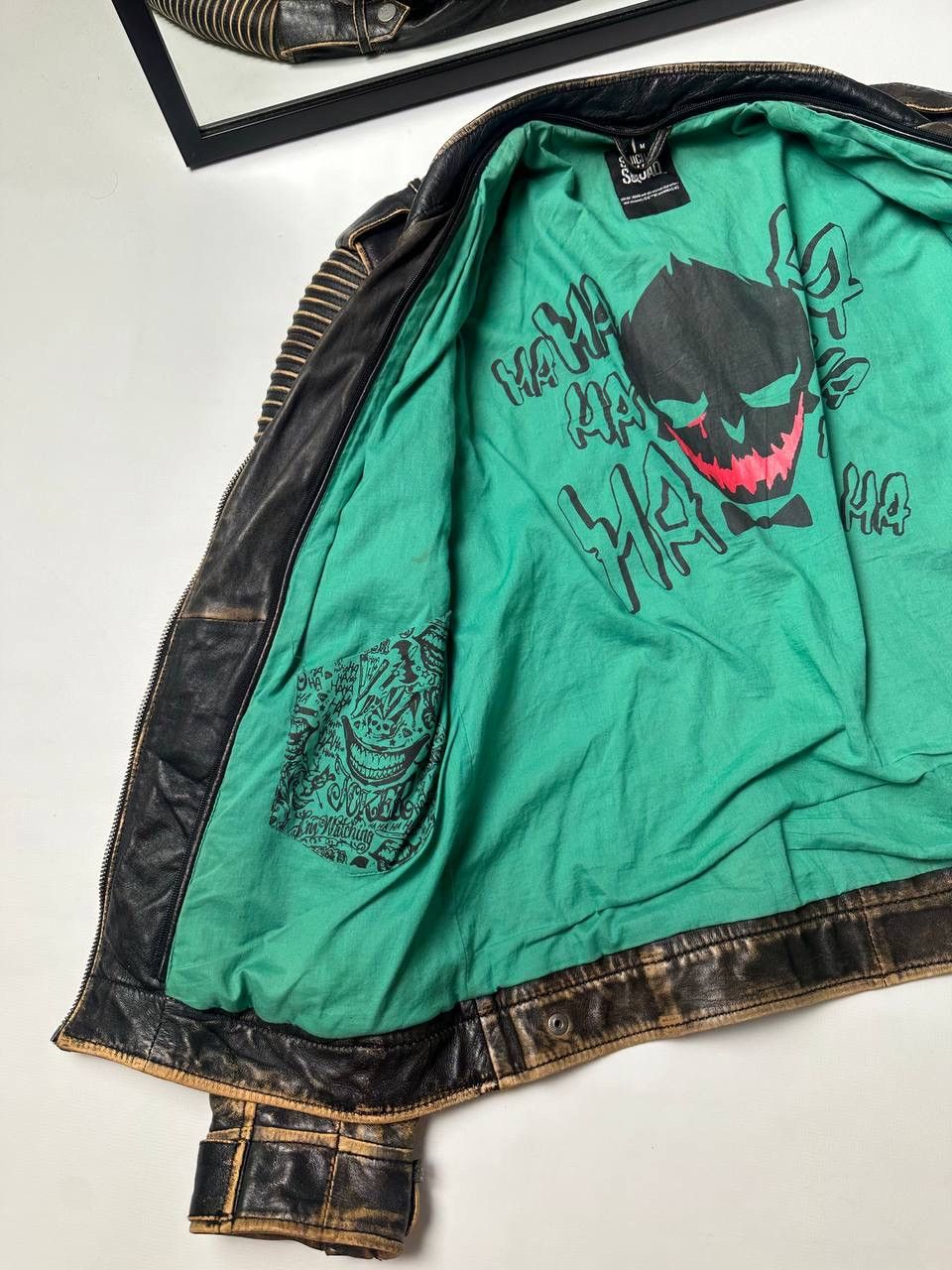DC Comics 2016s Suicide Squad Joker Leather Jacket Vintage RARE🔥 Size US M / EU 48-50 / 2 - 9 Thumbnail