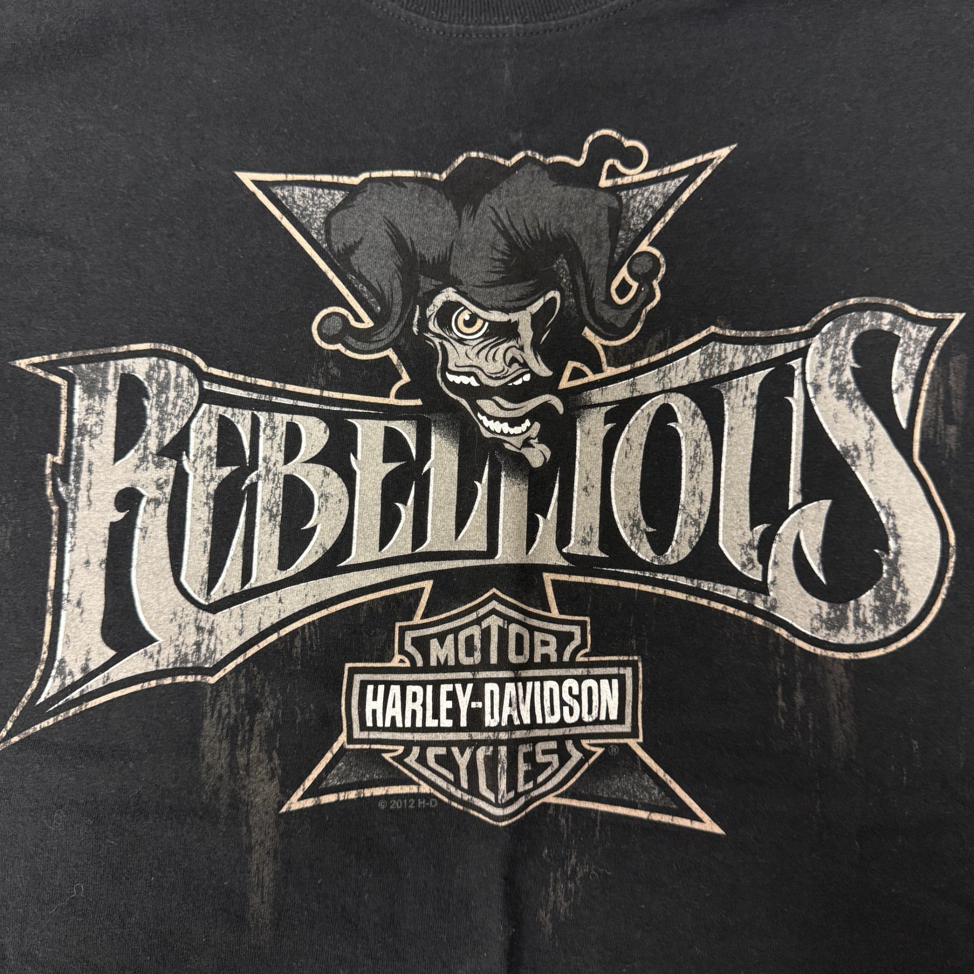 Harley Davidson Montreal H-D Motorcycle REBELLIOUS JESTER Skull Canada Shirt Size US XL / EU 56 / 4 - 1 Thumbnail