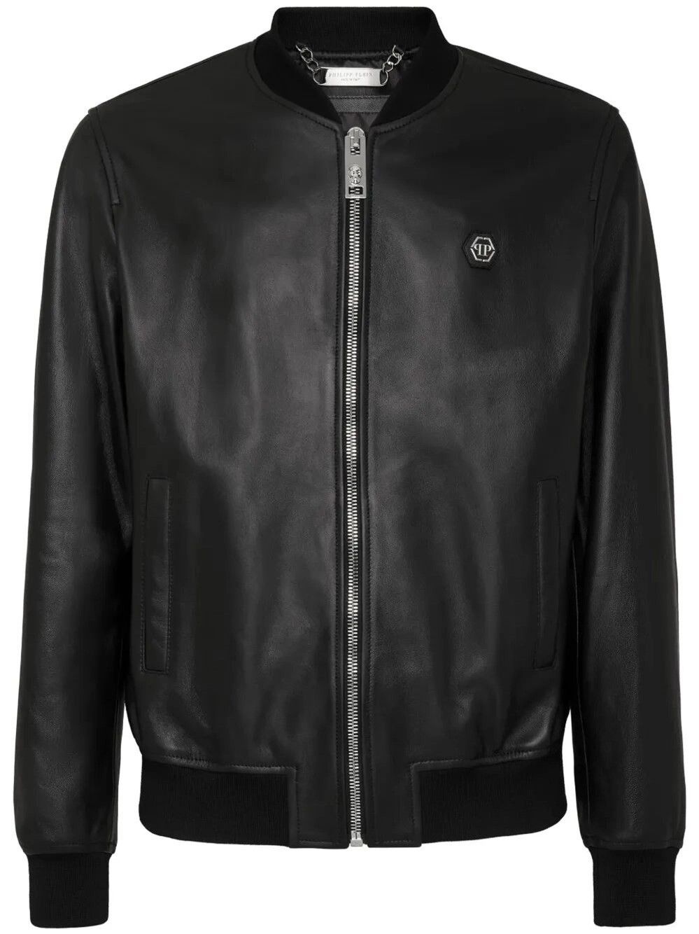 Philipp Plein Leather Bomber Billy Jacket Size US L / EU 52-54 / 3 - 1 Thumbnail