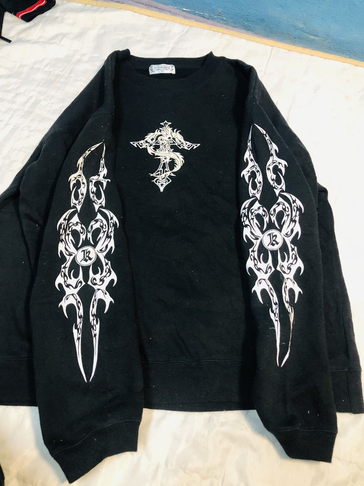 Japanese Brand × Vintage Vintage Karma Sukajan Dragon Sweatshirt (16) Size US L / EU 52-54 / 3 - 5 Thumbnail