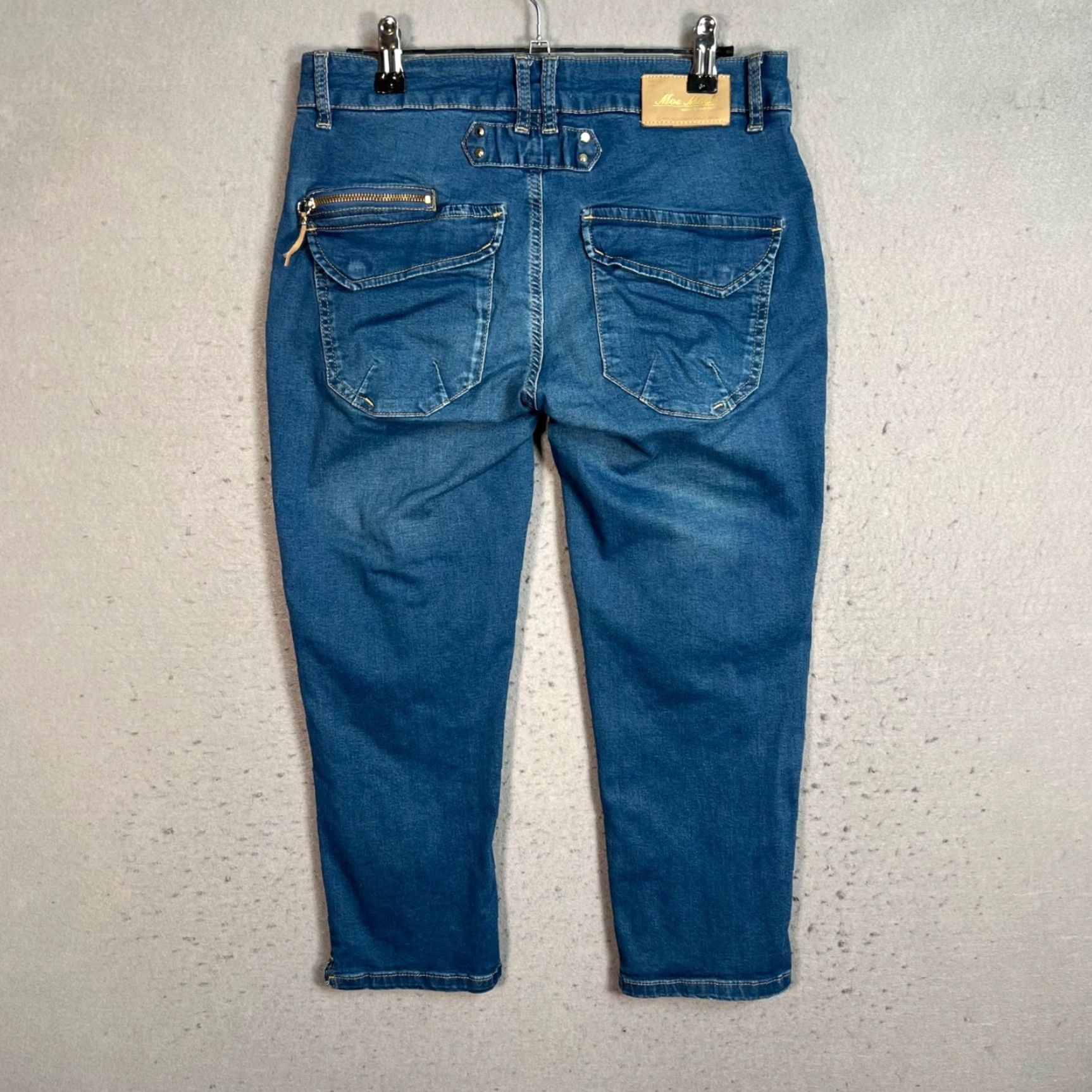 Vintage Mos Mosh Womens Cropped Jeans 27 Adult Blue Denim 5-Pocket Size 27" / US 4 / IT 40 - 2 Thumbnail