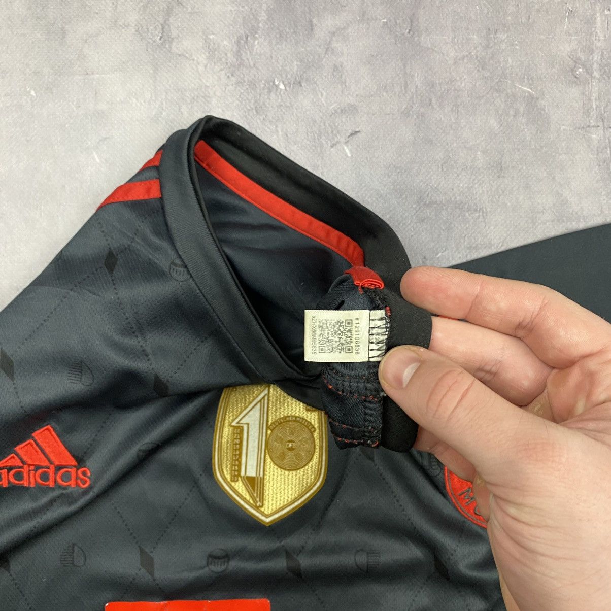 Adidas HERNANDEZ ! ADIDAS BAYERN MUNICH TEE CHAMPIONS LEAGUE Size US XXL / EU 58 / 5 - 8 Thumbnail