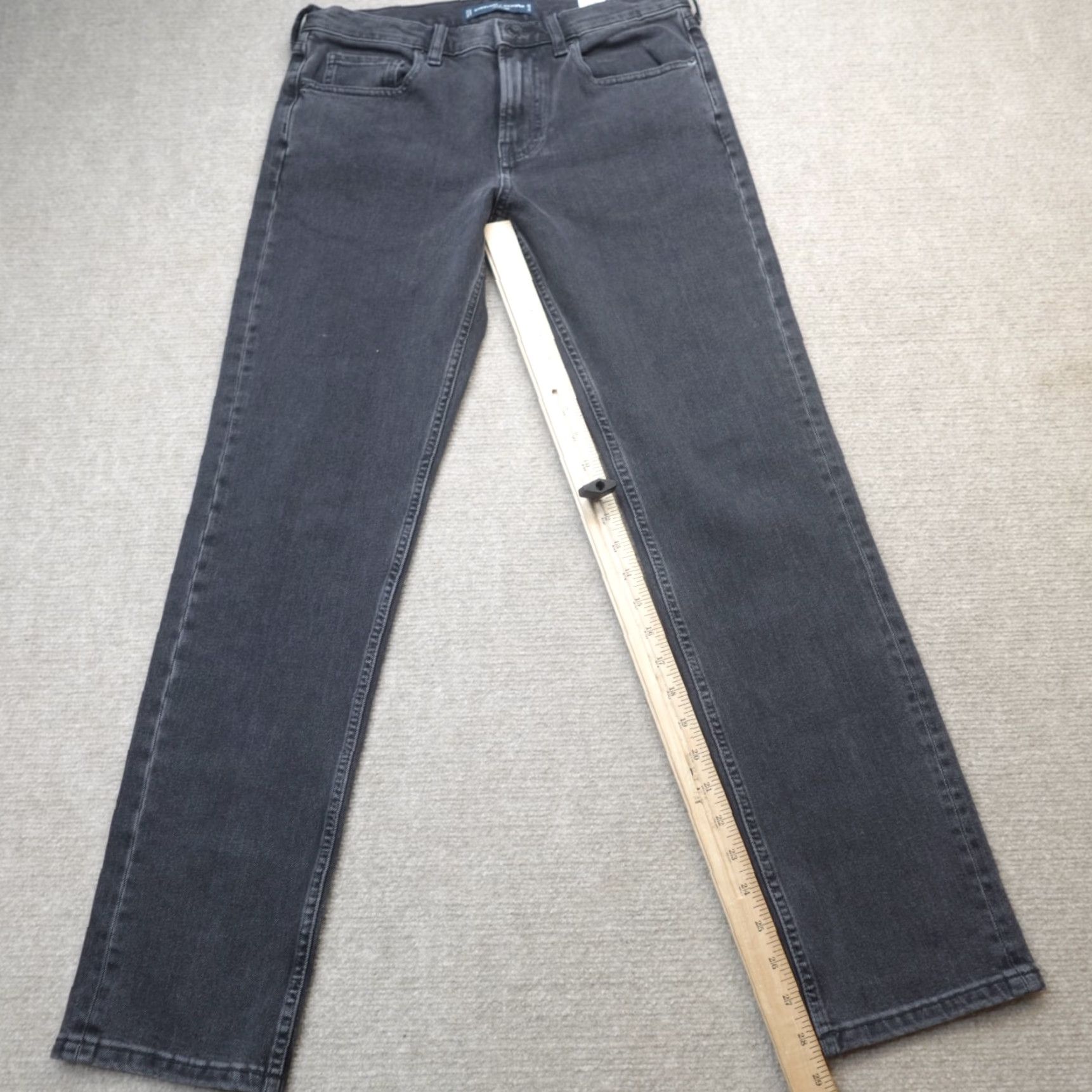 Everlane VINTAGE Everlane Jeans 30 x 28 Black Slim Denim Cotton Blend Belt Loops Regular Men Straight 30x28 Slimming - Jeans - Mens Size US 30 / EU 46 - 2 Thumbnail