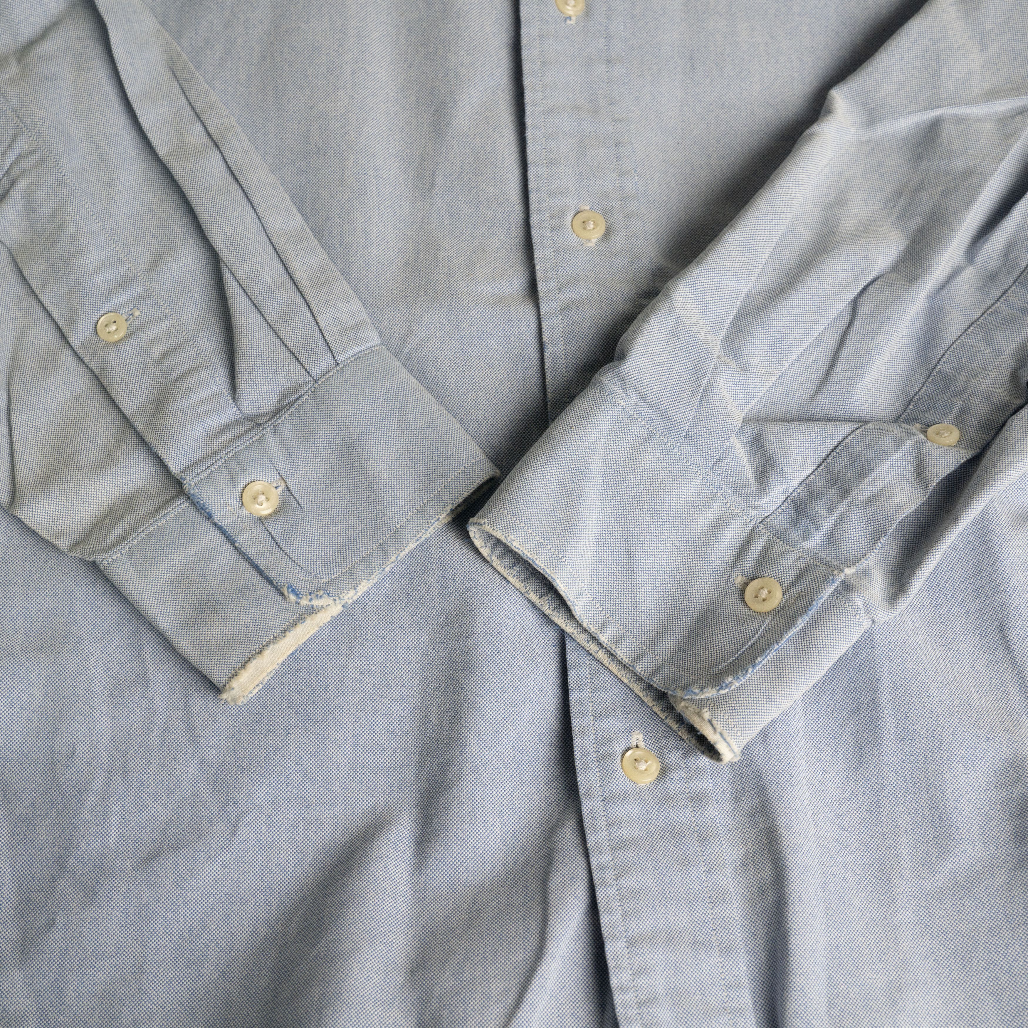 Polo Ralph Lauren × RRL Ralph Lauren × Ralph Lauren Vintage 1990's Polo Ralph Lauren Chambray Button Shirt Size US L / EU 52-54 / 3 - 5 Thumbnail