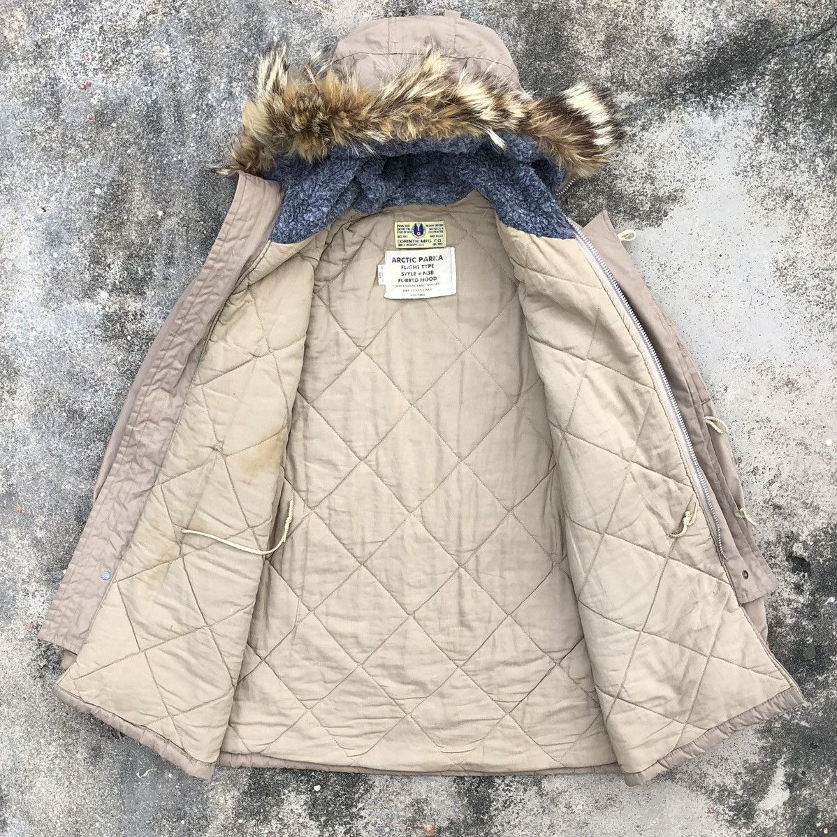 Corinth Silver N-3B Parka