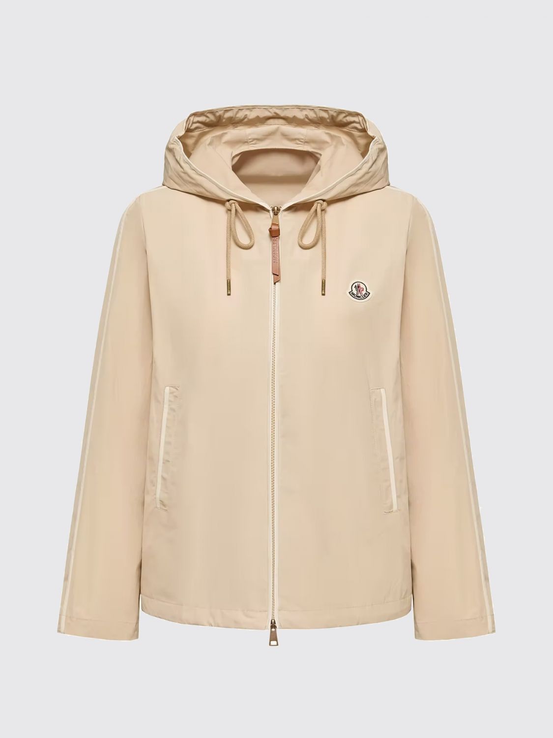 Moncler Moncler Jacket Woman Beige Size L / US 10 / IT 46 - 1 Preview