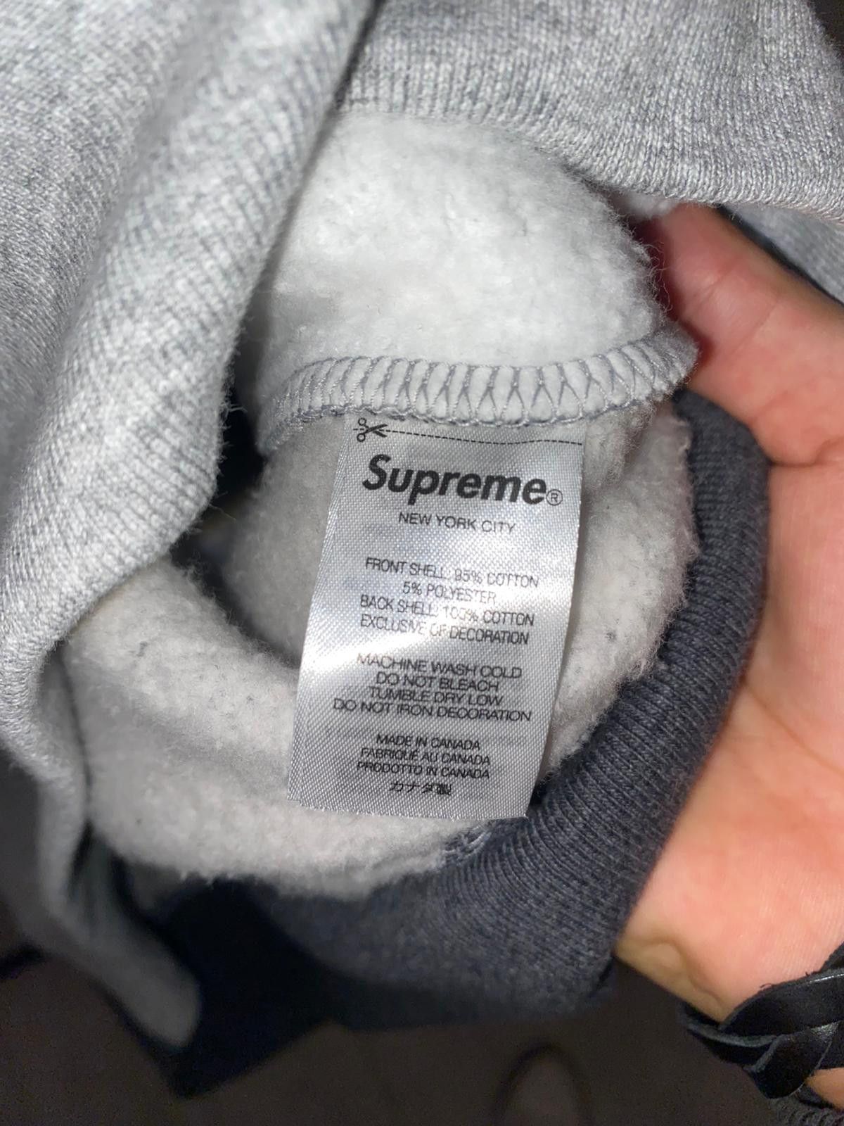 Supreme Supreme Hoodie with Logo Grey Size US M / EU 48-50 / 2 - 6 Thumbnail